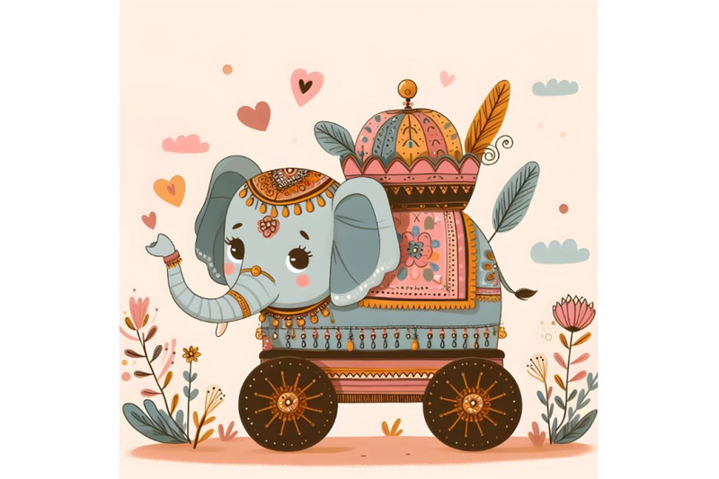 cartoon-elephant-on-wheels