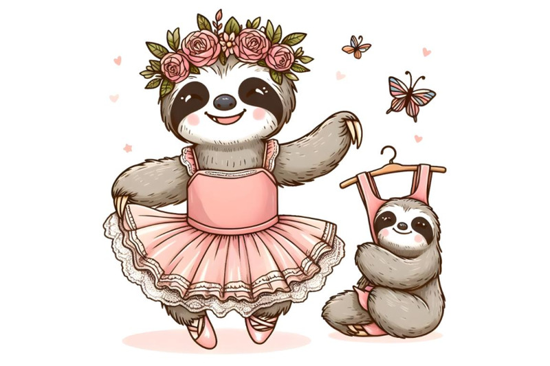 dress-up-sloth-in-ballet-suit