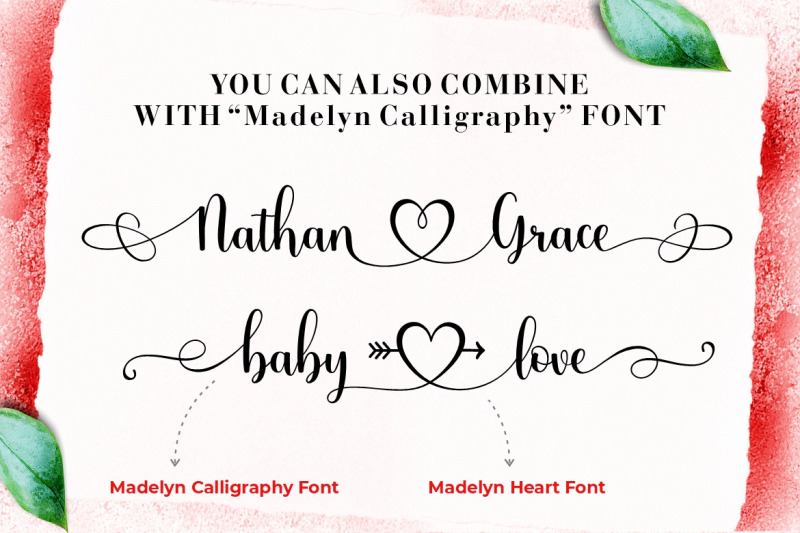 madelyn-heart-font