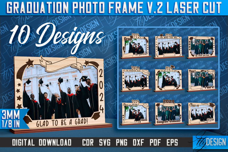 graduation-photo-frame-laser-cut-svg-senior-2024-graduation-v-2