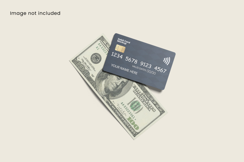 debit-card-and-money-mockup
