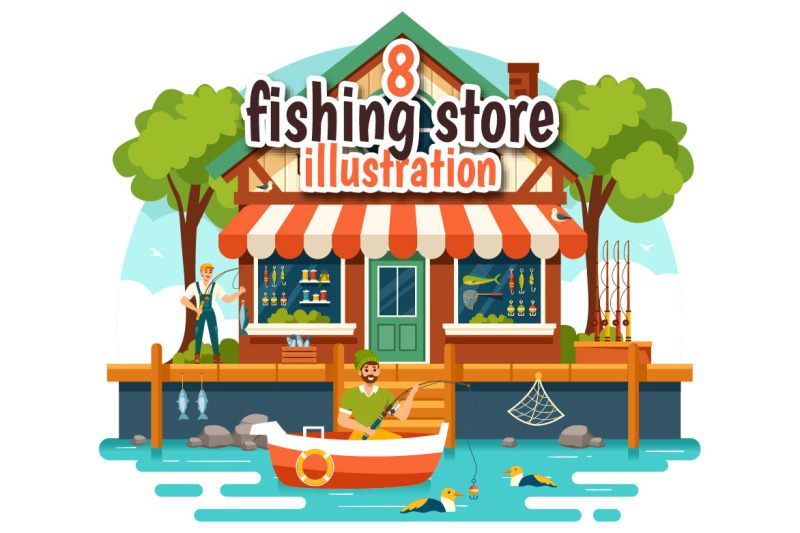 8-fishing-store-illustration