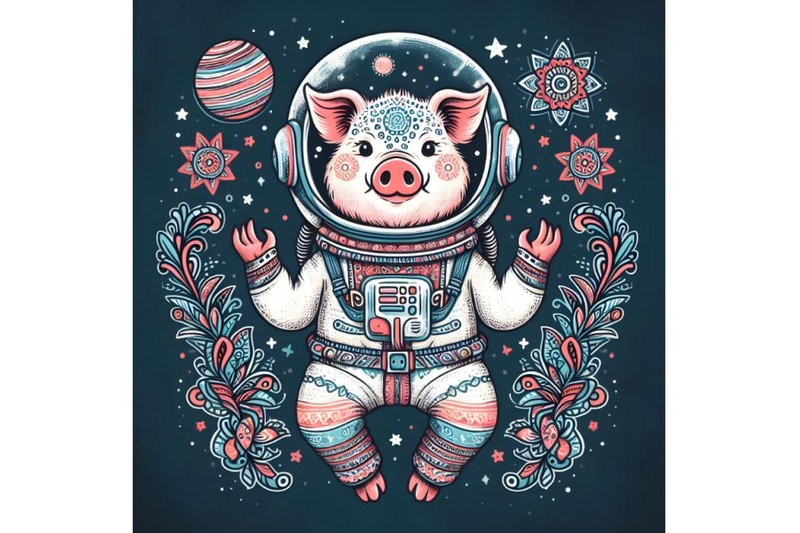 pig-in-space-suit