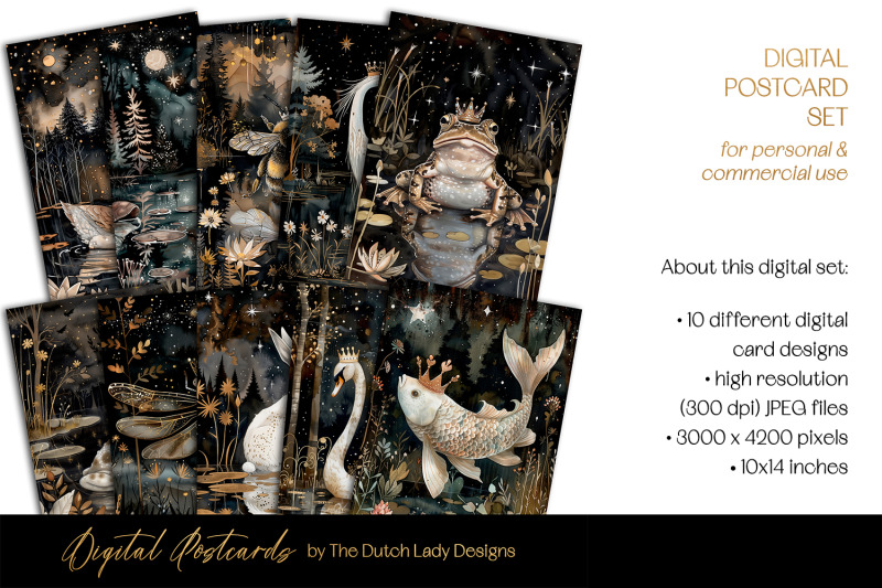 regal-lake-animals-postcards-amp-art-prints