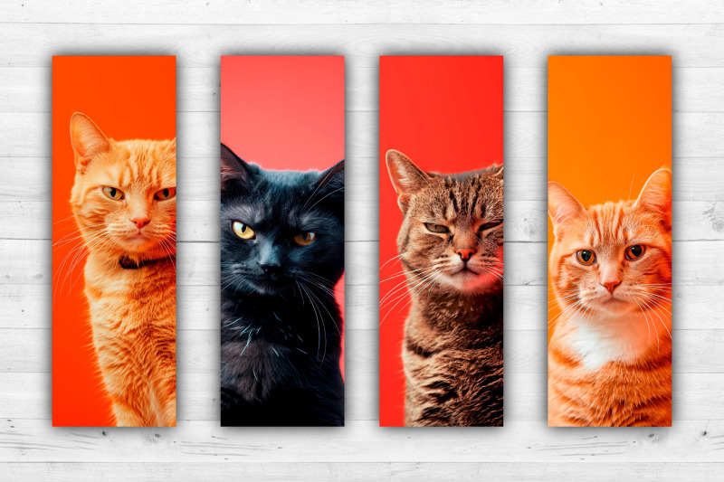 cat-bookmarks-printable-2x6-inch