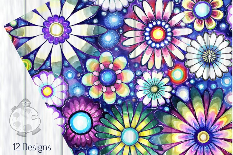 night-flowers-watercolor-floral-pattern-papers