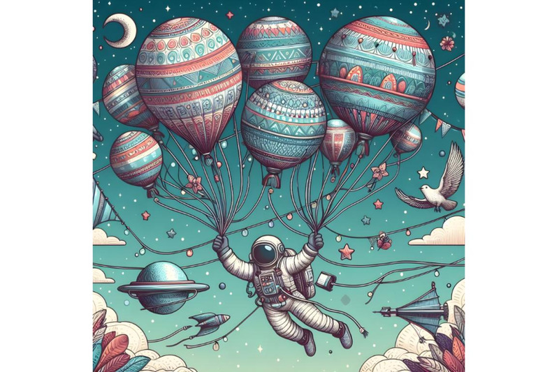 spaceman-fly-with-many-balloons