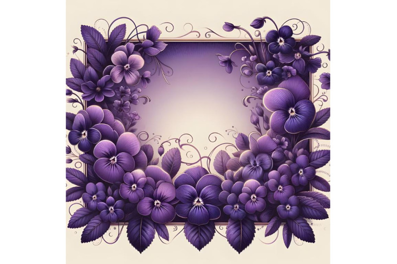 purple-summer-3d-flowers-violets