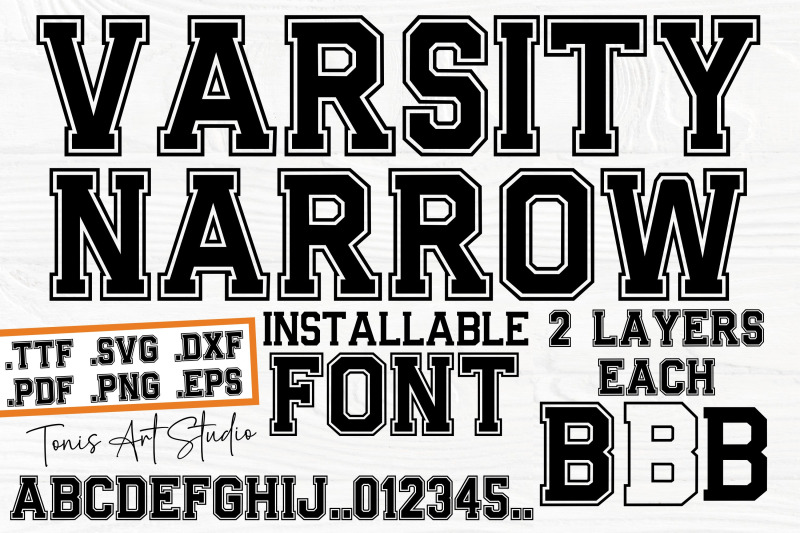 varsity-narrow-font-varsity-font-svg-jersey-font-svg-ttf-outline