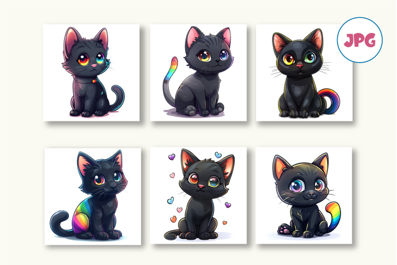 cute-black-cats-tshirt-sticker
