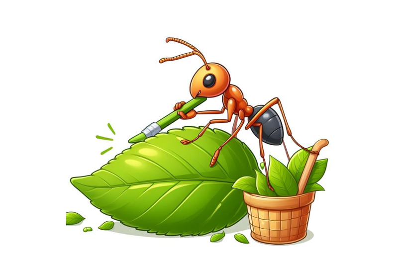 ant-on-the-leaf