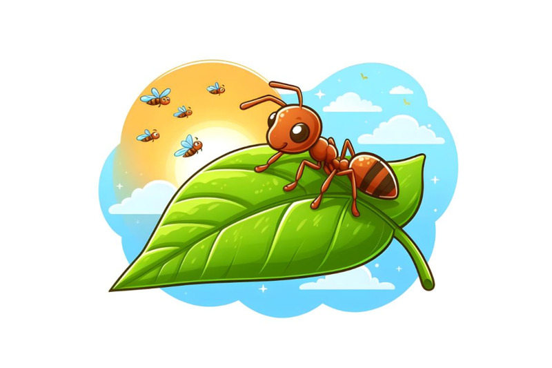 ant-on-the-leaf