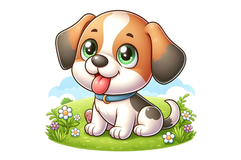 baby-dog-in-the-meadow