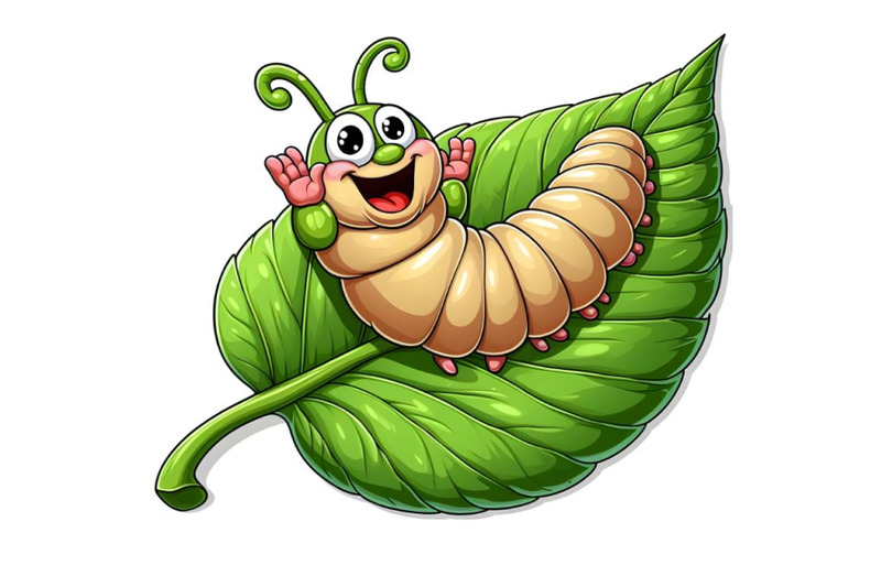 grub-on-the-leaf