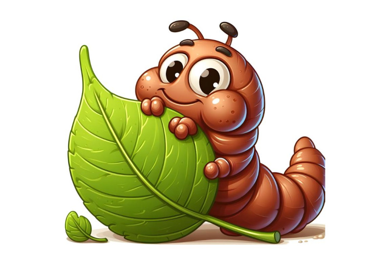 grub-on-the-leaf