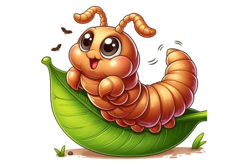 grub-on-the-leaf