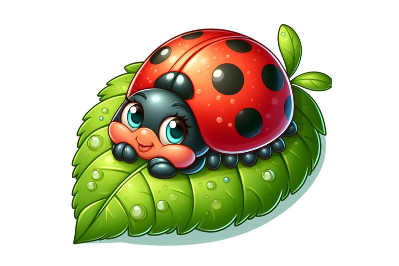 ladybird-on-the-leaf