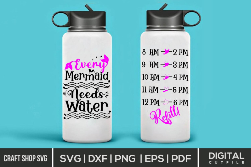 every-mermaid-needs-water-water-bottle-svg