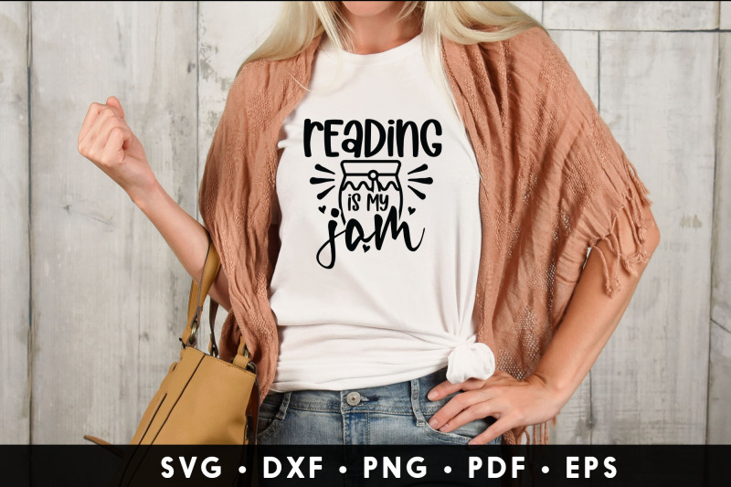 reading-is-my-jam-book-lovers-svg