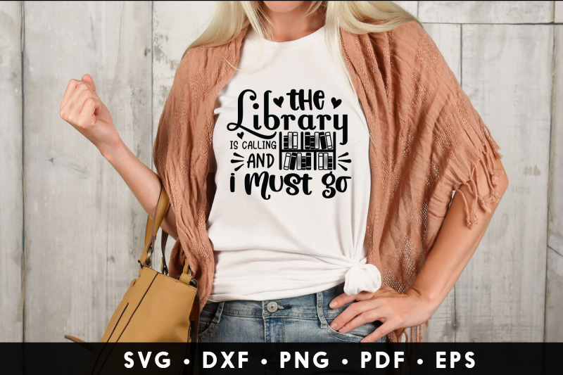 the-library-is-calling-and-i-must-go-reading-svg