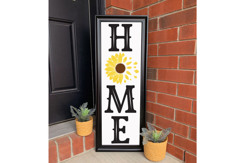 home-cut-file-sunflower-porch-sign-svg