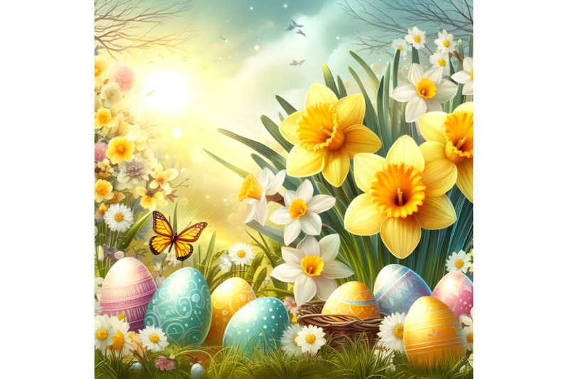 spring-easter-background