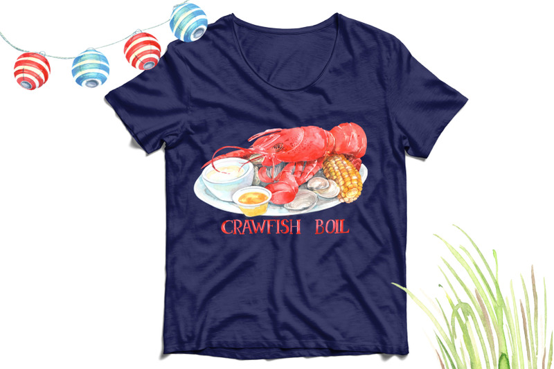 crawfish-boil-clipart-set