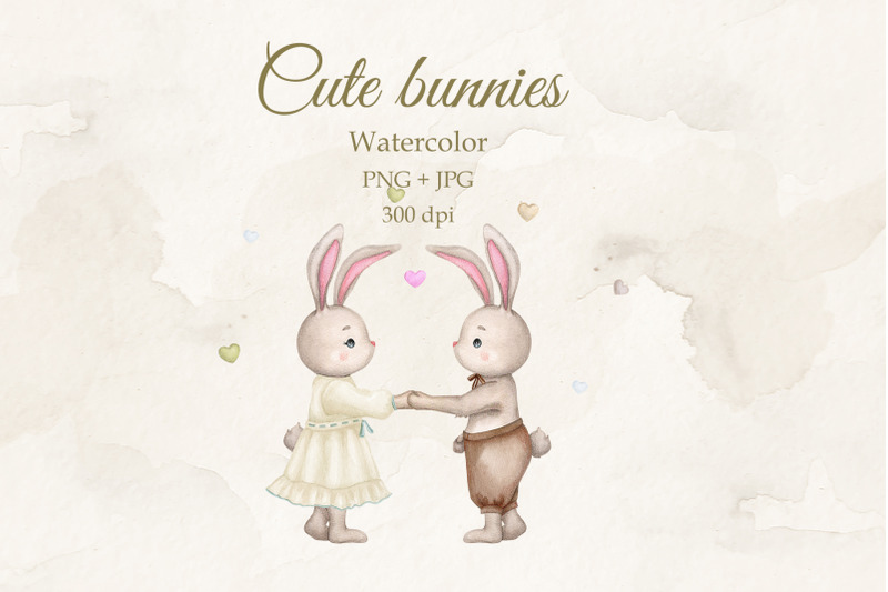 cute-bunnies-girl-and-boy-watercolor-png