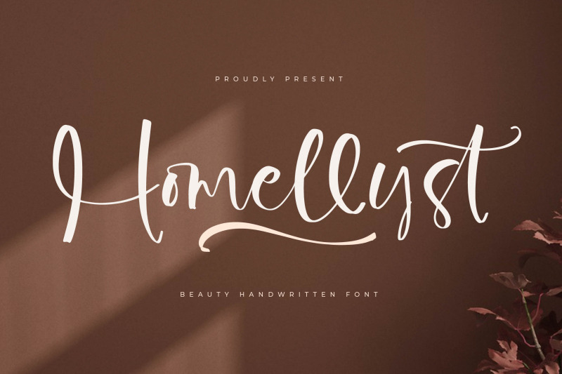 homellyst-beauty-handwritten-font