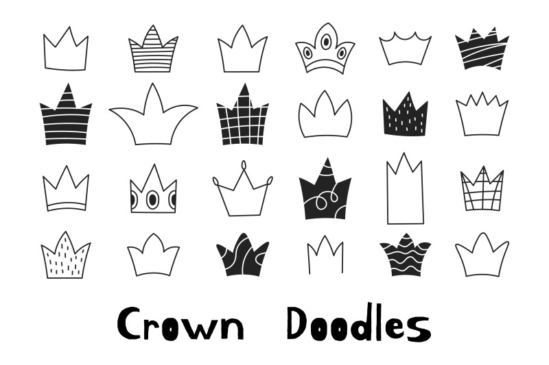 crown-doodles
