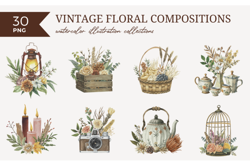 vintage-floral-composition