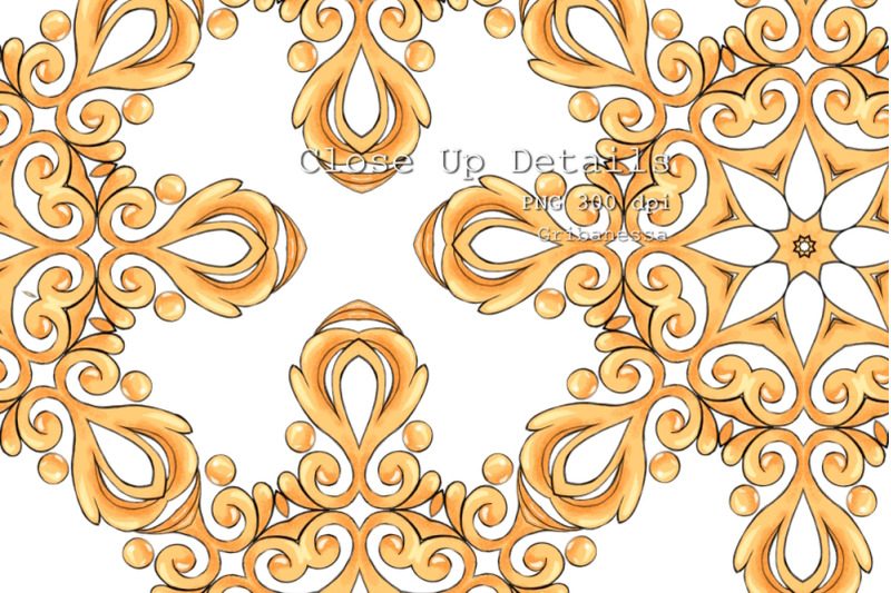 yellow-and-white-ornamental-seamless-patterns