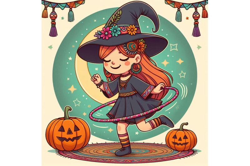 cartoon-witch-playing-with-a-hula-hoop