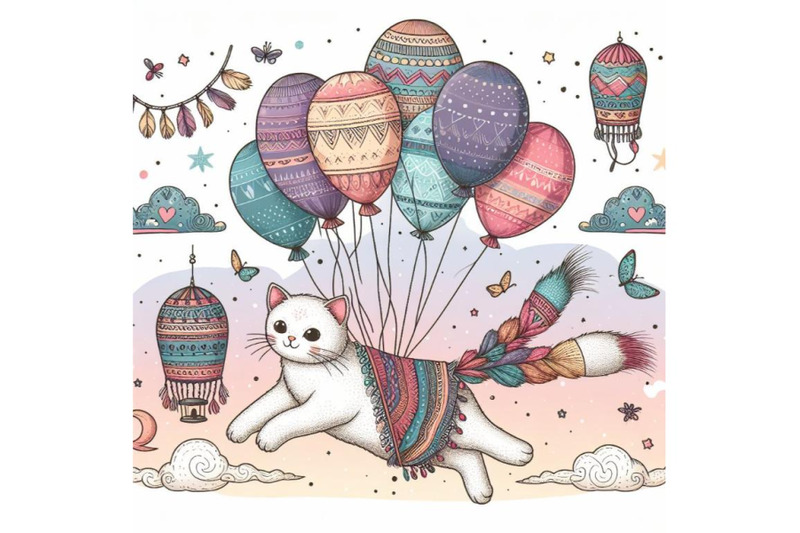 cat-flying-on-the-balloons