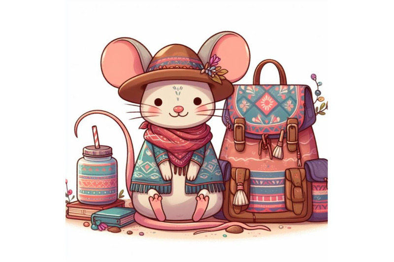 cartoon-mouse-and-backpack