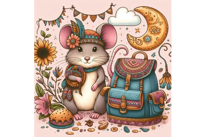 cartoon-mouse-and-backpack