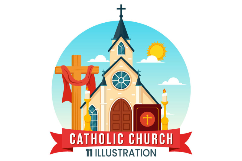 11-cathedral-catholic-church-illustration