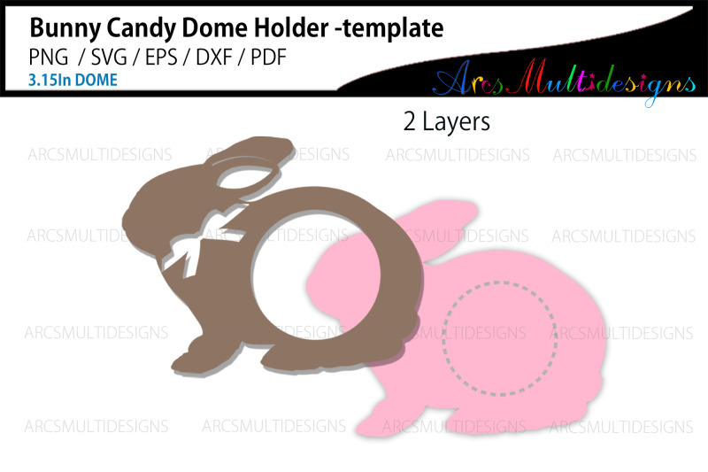 bunny-candy-dome-holder