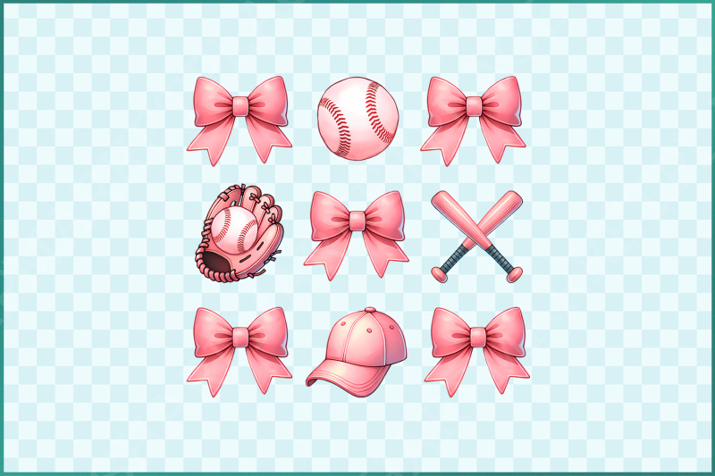 pastel-pink-baseball-fashion-clipart-bundle