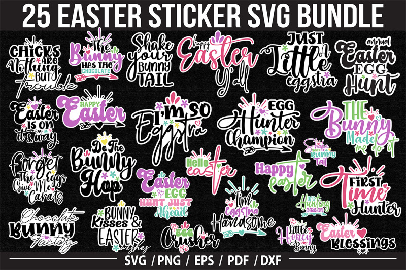 easter-sticker-svg-bundle