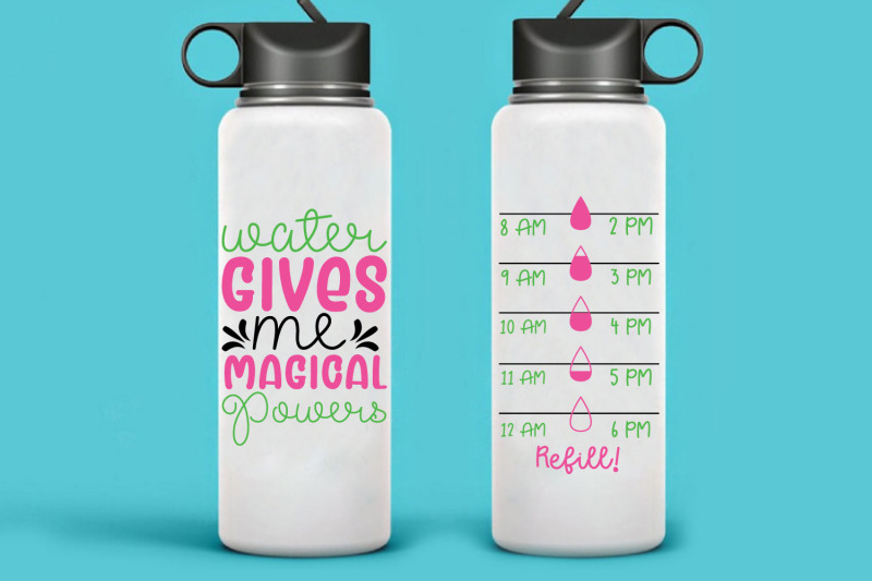 water-gives-me-magical-powers-water-bottle-svg