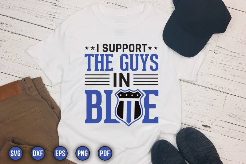 i-support-the-guys-in-blue-police-svg