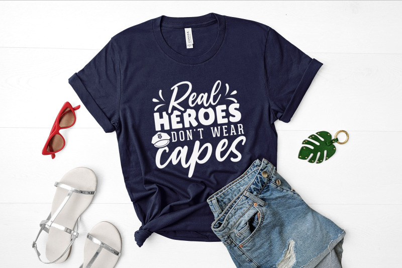 real-heroes-don-039-t-wear-caps-police-svg