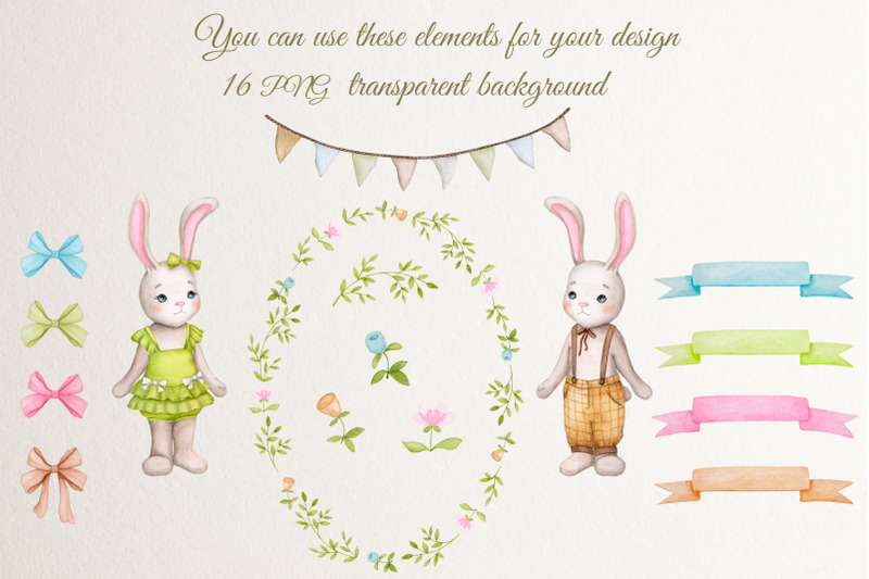 cute-bunnies-boy-and-girl-watercolor-png