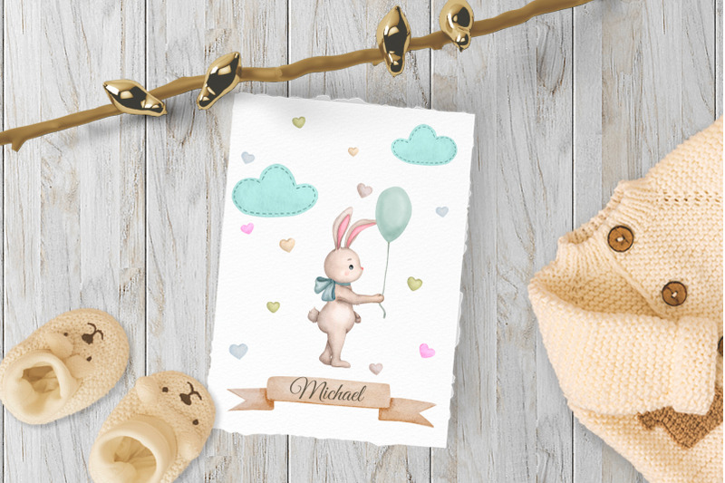 cute-bunny-with-a-balloon-watercolor-set