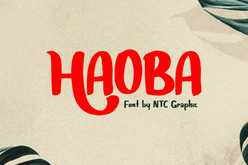 haoba-playful-brush-font