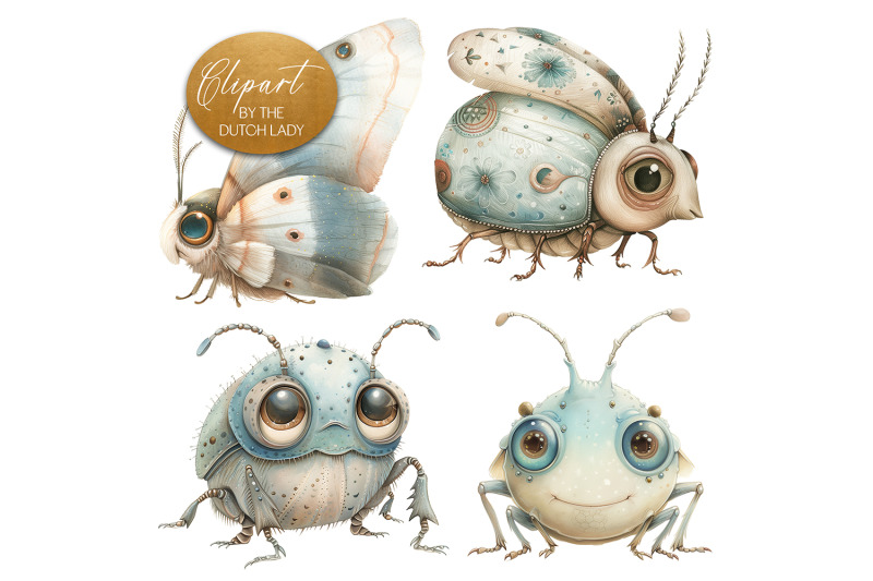 cute-bugs-clipart-set