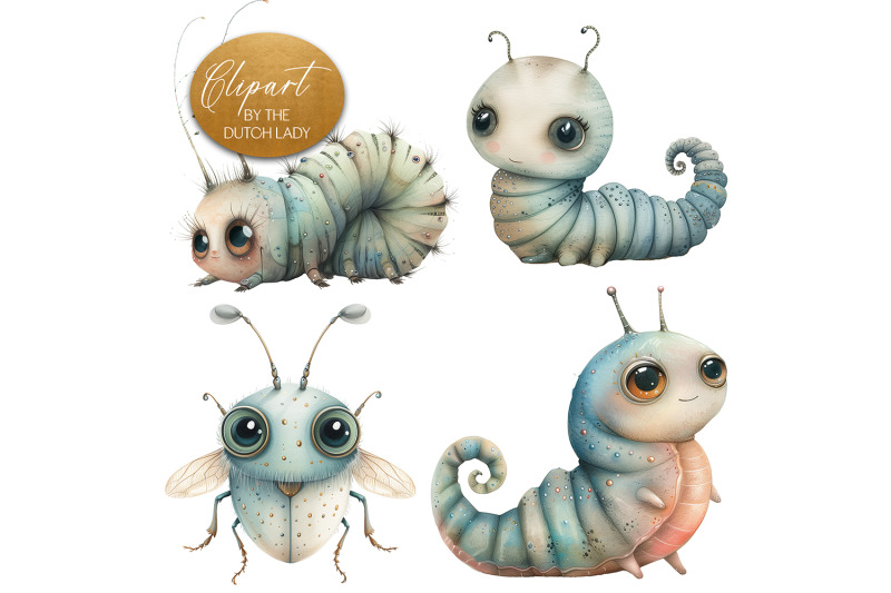 cute-bugs-clipart-set