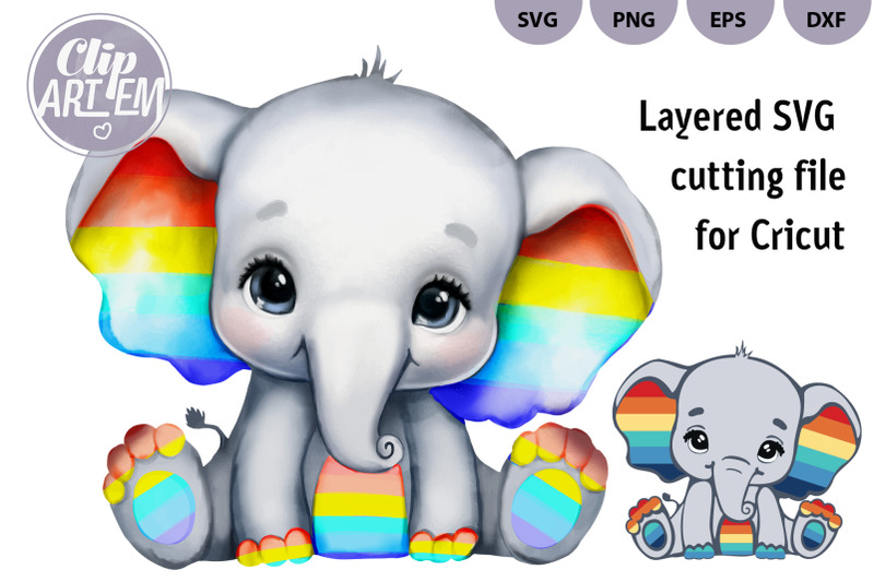 rainbow-unisex-baby-elephant-png-svg-cricut-vector-image-digital-files