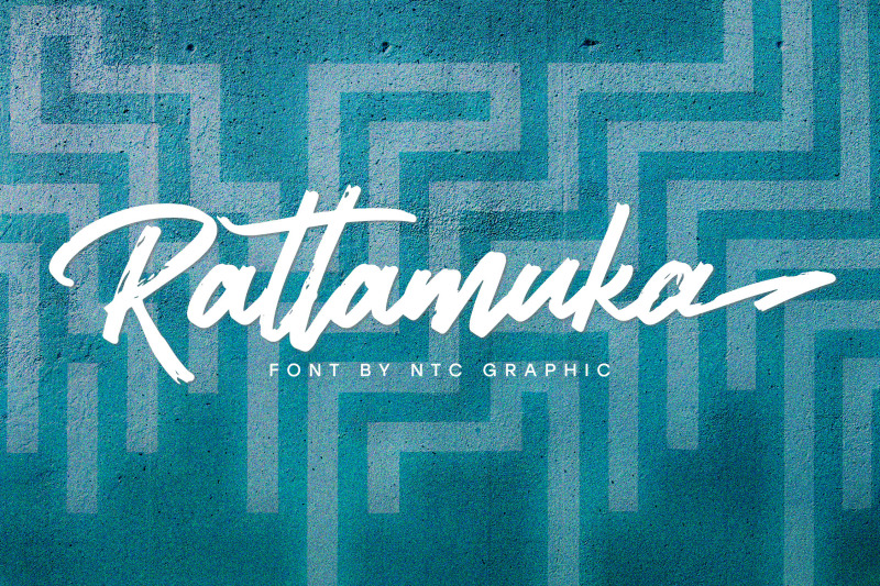 rattamuka-brush-script-font